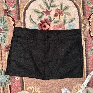 Brandy Melville wool low rise skirt